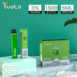 YUOTO DISPOSSABLE 1500 PUFF INDIA