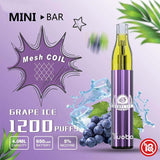 Yuoto Mini Bar Disposable Vape (50mg - 1200 Puffs)